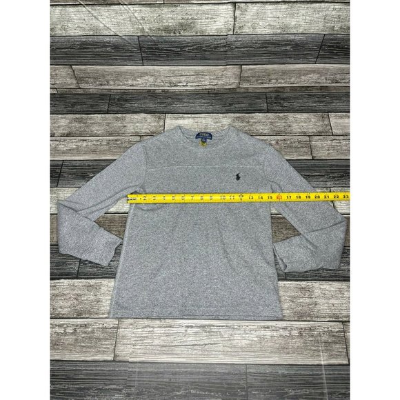 Polo Ralph Lauren Boys' Cotton Long Sleeve Gray - Picture 3 of 6